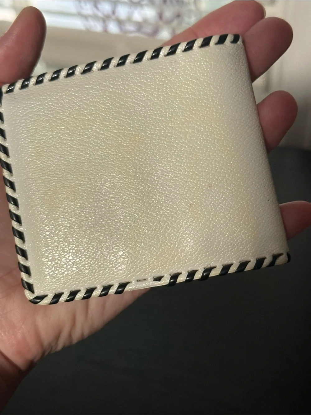 Vintage 1950s Pikes Peak Colorado Souvenir Wallet Hand Laced Vinyl Cog Train